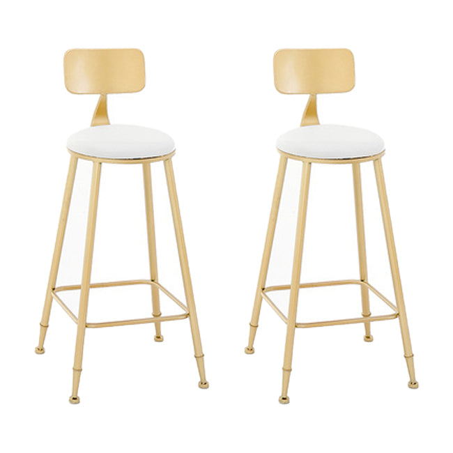 Glam 1/2/5/9 Pieces Bar Table Set Rectangle Bar Table with High Metal Stools for Home