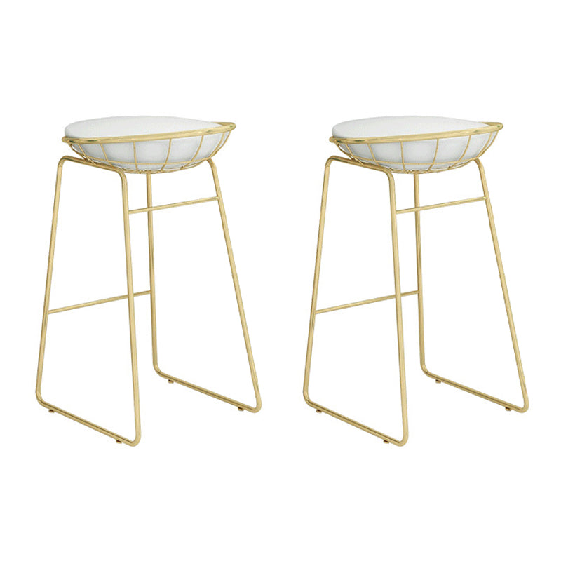 Glam 1/2/3 Pieces Bar Table Set Rectangle Bar Table with High Metal Stools for Home