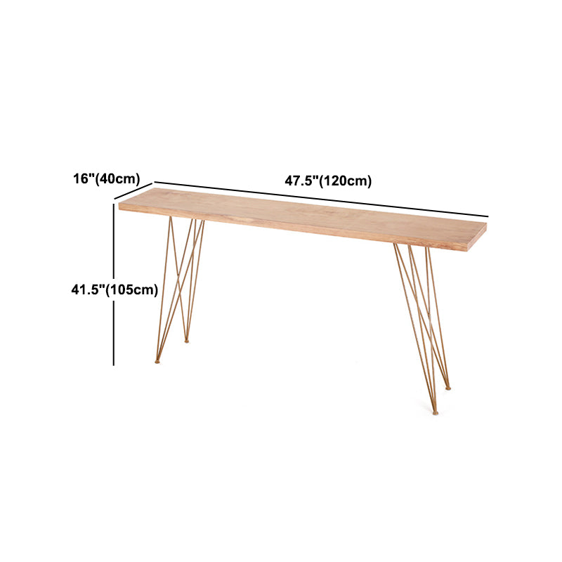 Glam Wooden Bar Table Set 1/2/7 Pieces Rectangle Bar Table with High Stools for Home