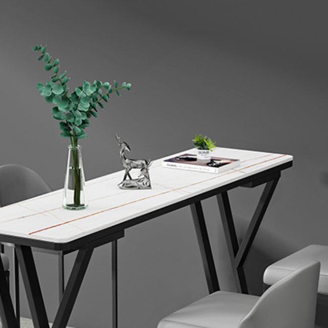 Industrial Stone Pub Table Set 1/2/5 Pieces Rectangle Indoor Bar Pub Table Set