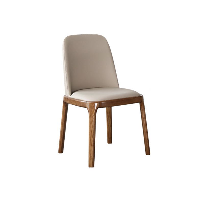 Solid Wood Dining Set 1/2/5/7 Pcs Pedestal Base Table with Upholstered Chairs