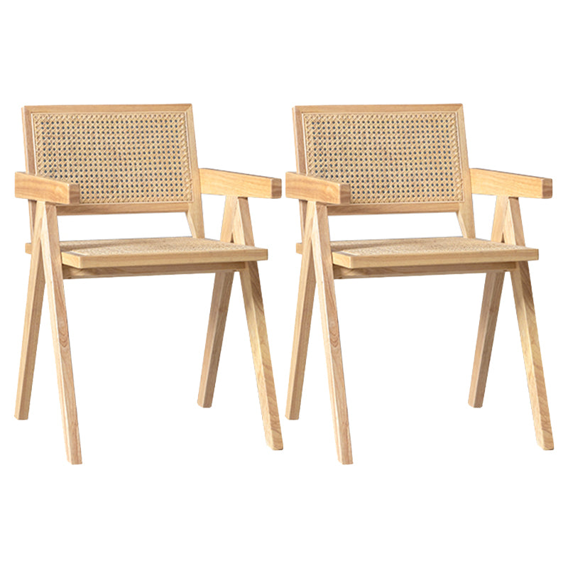 Modern 1/2/3/4/5 Pieces Rectangle Dining Set Solid Wood Dinette Table with Chairs