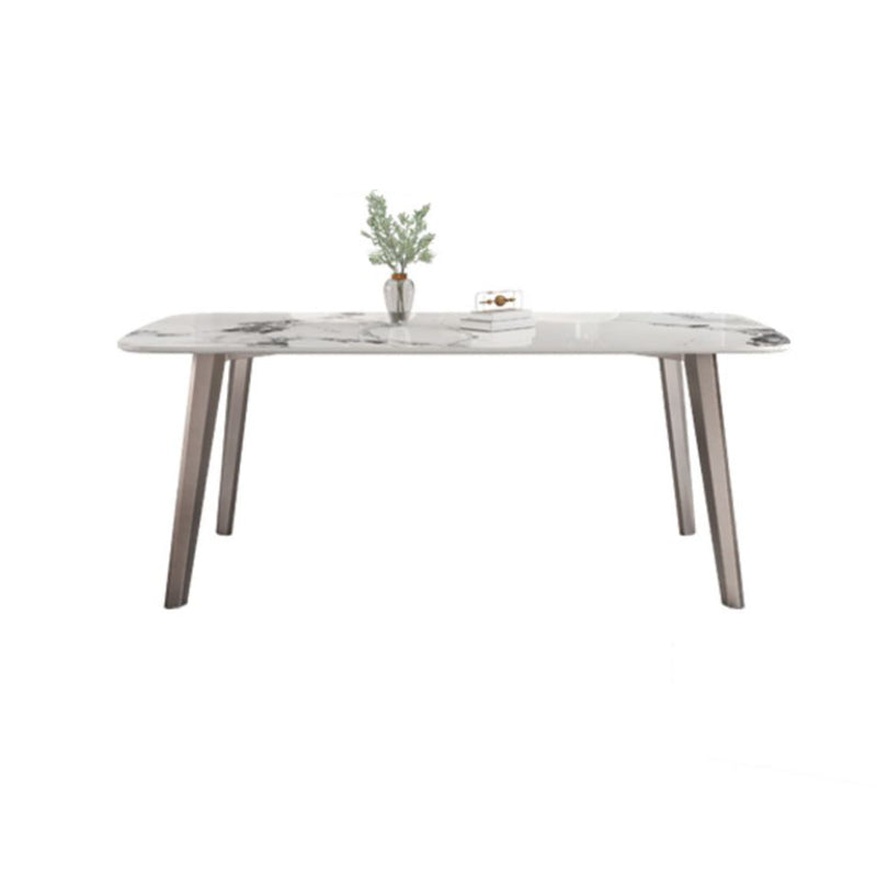Contemporary Stone Dining Table Set 1/2/5/7 Pieces Dining Set for Home Use