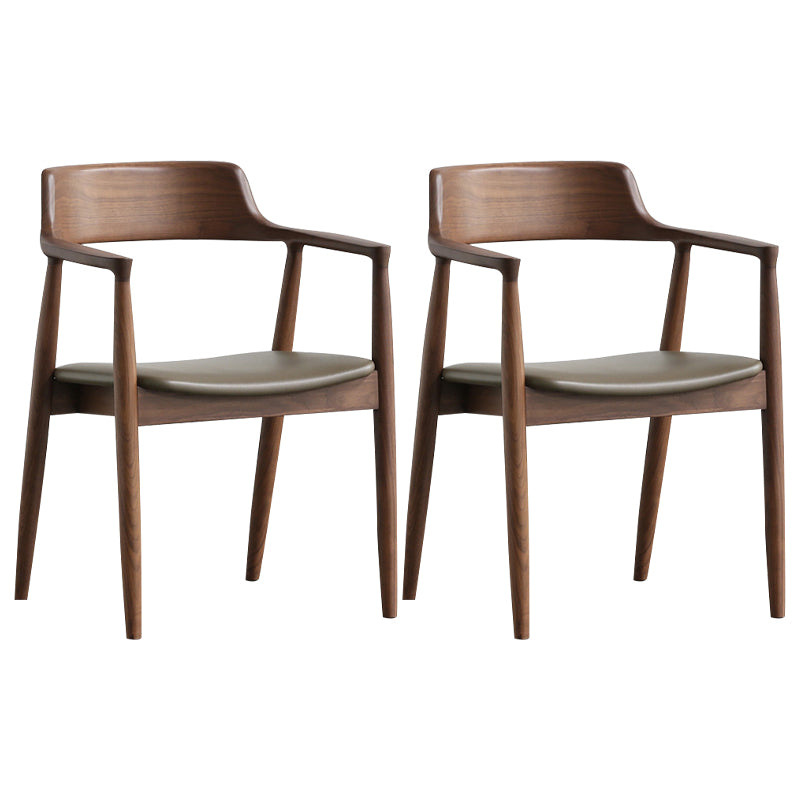 Modern Round Dining Table 1/2/5 Pieces Solid Wood Dining Room Table with Chairs