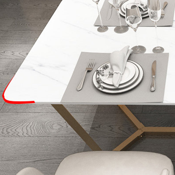 Contemporary Rectangle Table Set 1/2/5 Pieces Dining Set for Home