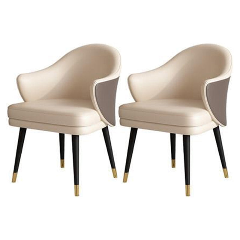 Glam Style Sintered Stone Dining Set Round 1/2/5 Pieces Dining Set for Home Use