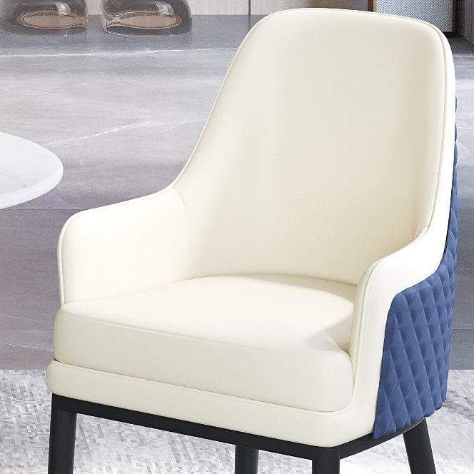 Contemporary Faux Marble Dining Table Set Round 1/2/3/4/5 Pieces Dining Set for Home Use