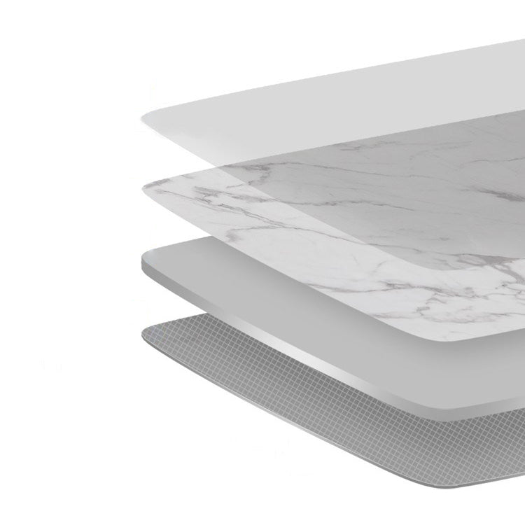 Glam Bar Table Set 1/5 Pieces Rectangle Stone Counter Table with High Stools for Balcony