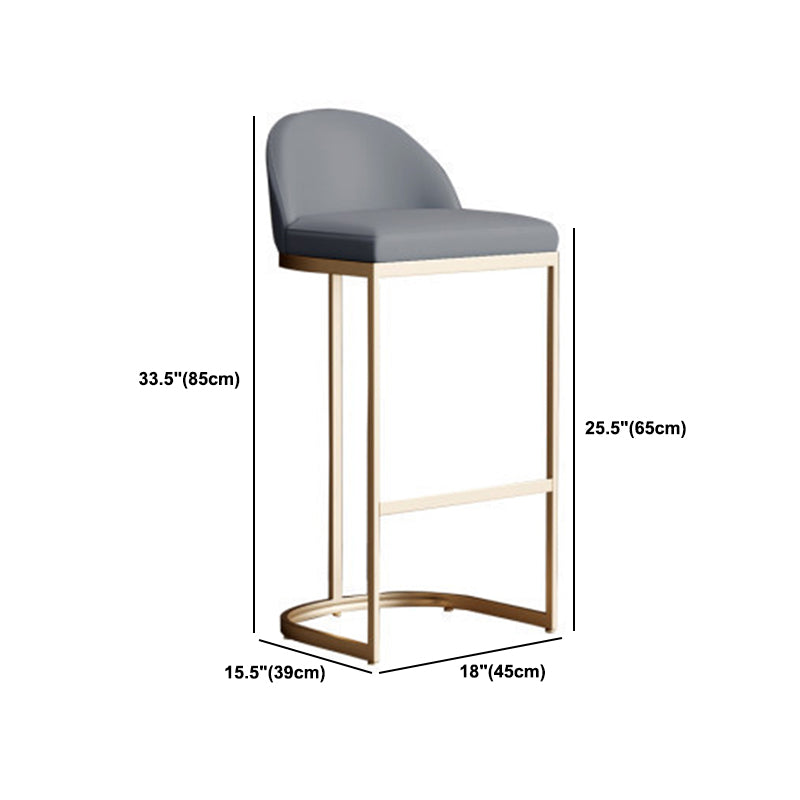 Glam Style 1/2/5 Pieces Bar Table Set Rectangle Bar Table with Metal High Stools for Home