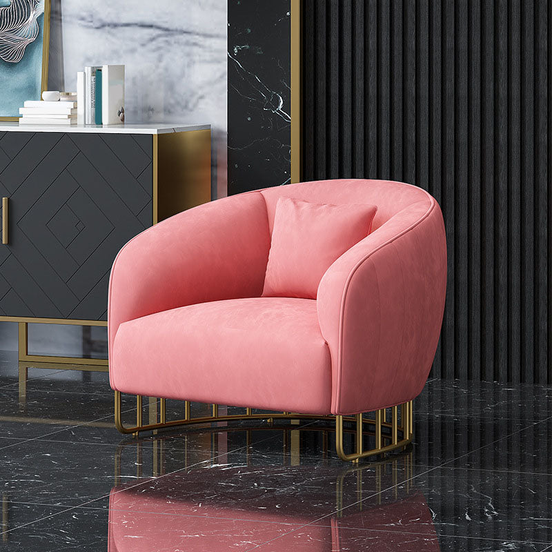 29.52" Wide Sofa for Living Room Sloped Arm Sofa with Metal Frame