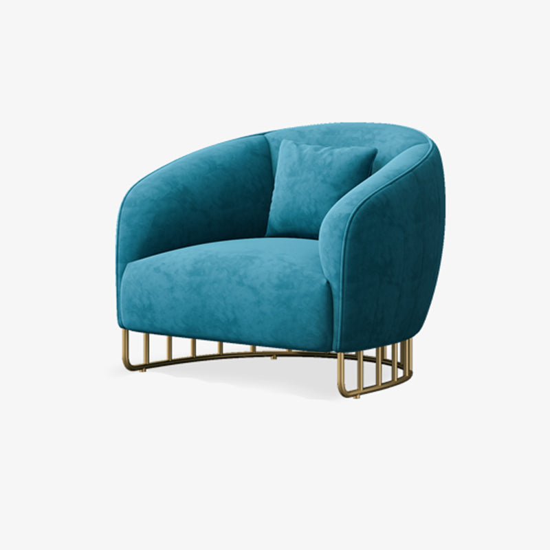 29.52" Wide Sofa for Living Room Sloped Arm Sofa with Metal Frame