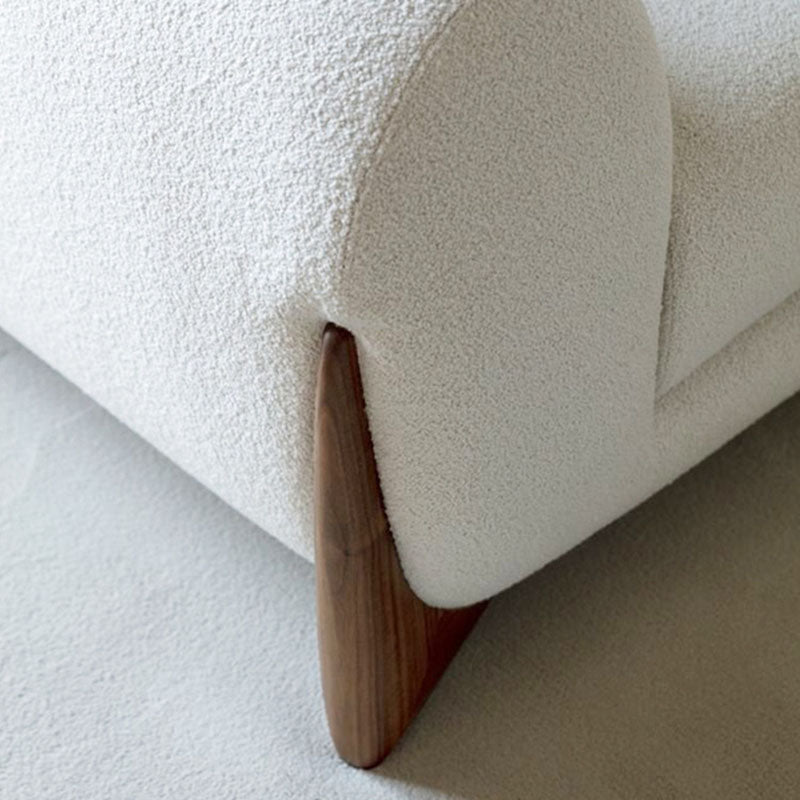 Contemporary Sofa Tuxedo Arm Tight Back Sofa for Living Room