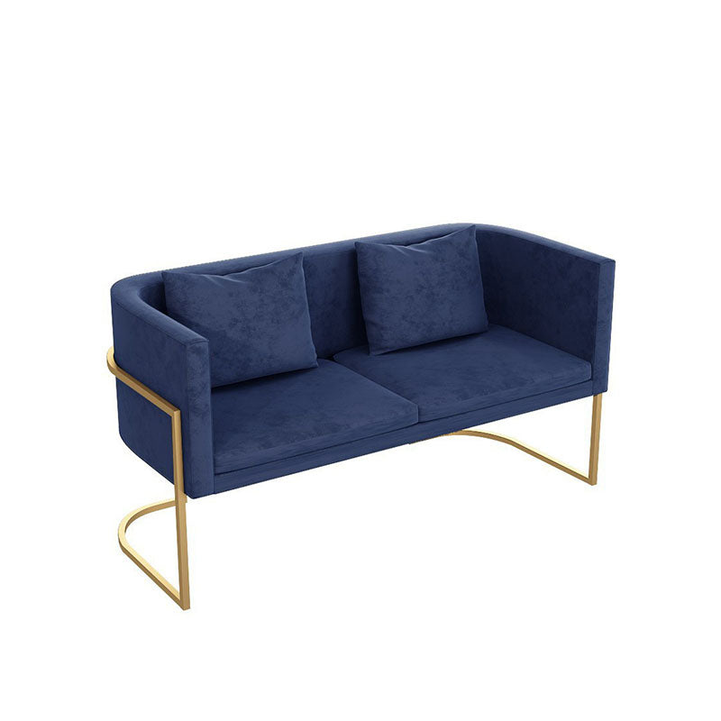 Fabric Sofa with Tuxedo Arm, 29.53 inch High for Living Room