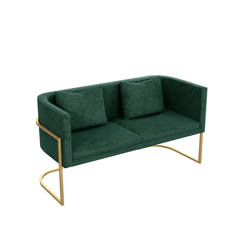 Fabric Sofa with Tuxedo Arm, 29.53 inch High for Living Room