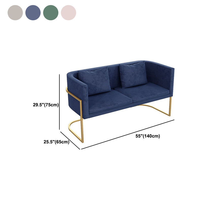 Fabric Sofa with Tuxedo Arm, 29.53 inch High for Living Room