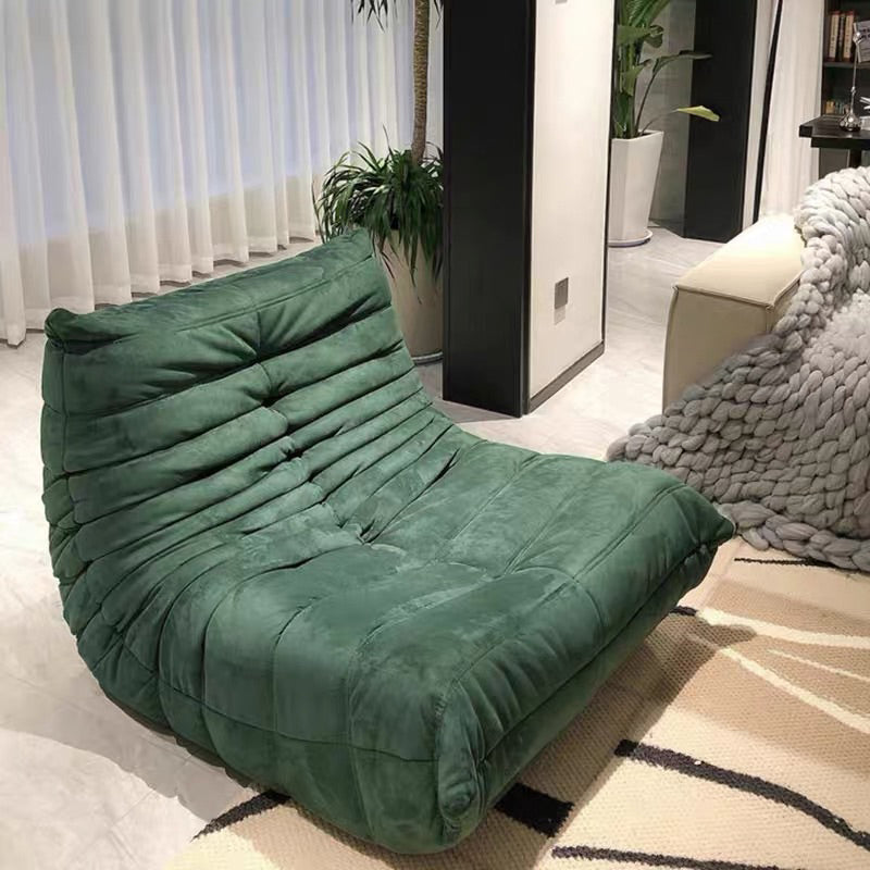 Nordic Armless Tight Back Living Room Reclining Lounge Accent Chair