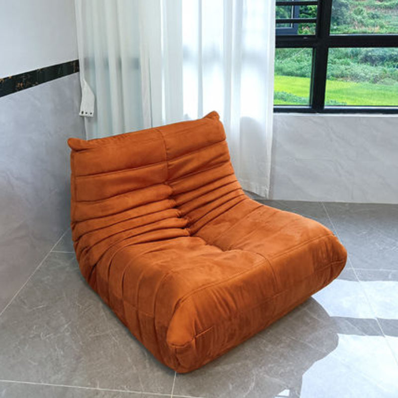 Nordic Armless Tight Back Living Room Reclining Lounge Accent Chair