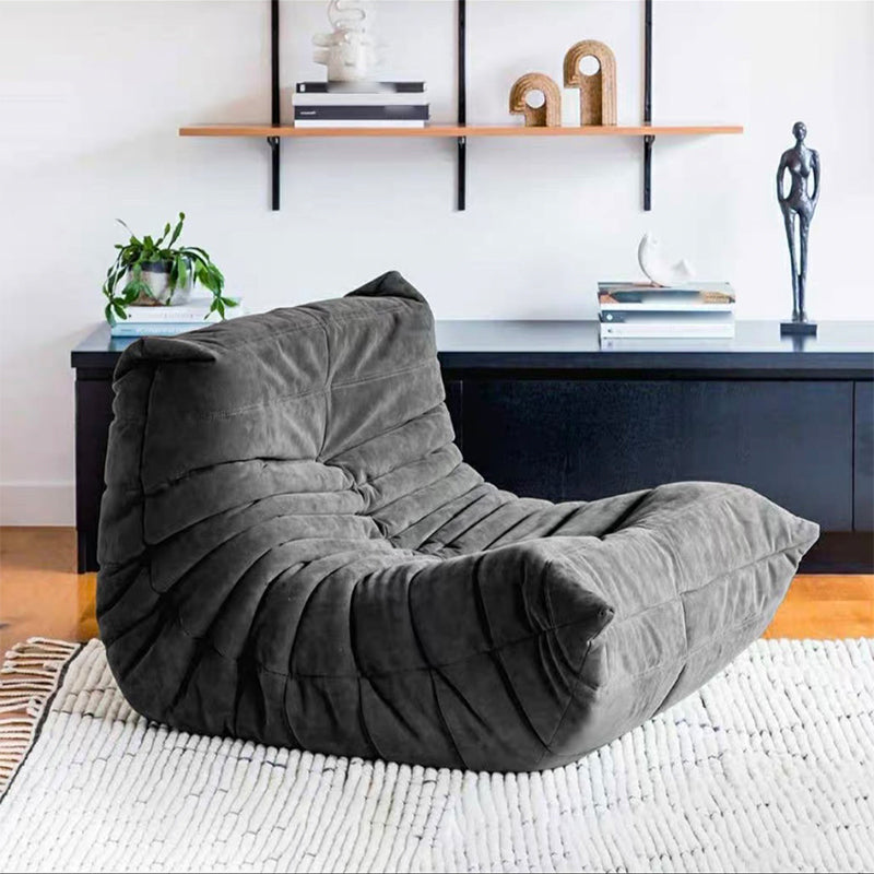 Nordic Armless Tight Back Living Room Reclining Lounge Accent Chair