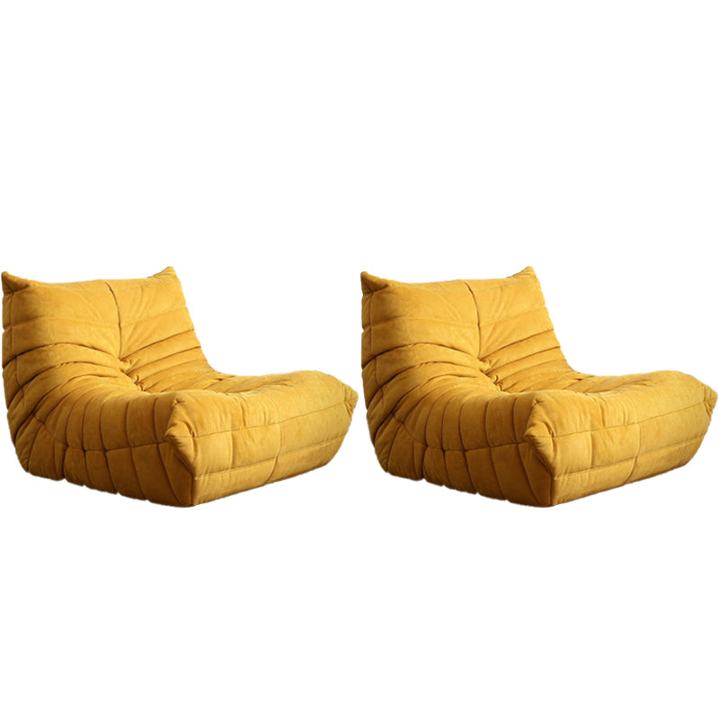 Nordic Armless Tight Back Living Room Reclining Lounge Accent Chair