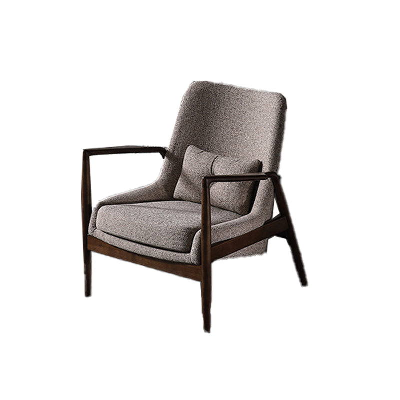 Nordic Arms Included with Pillow Round Arms Lounge Accent Chair