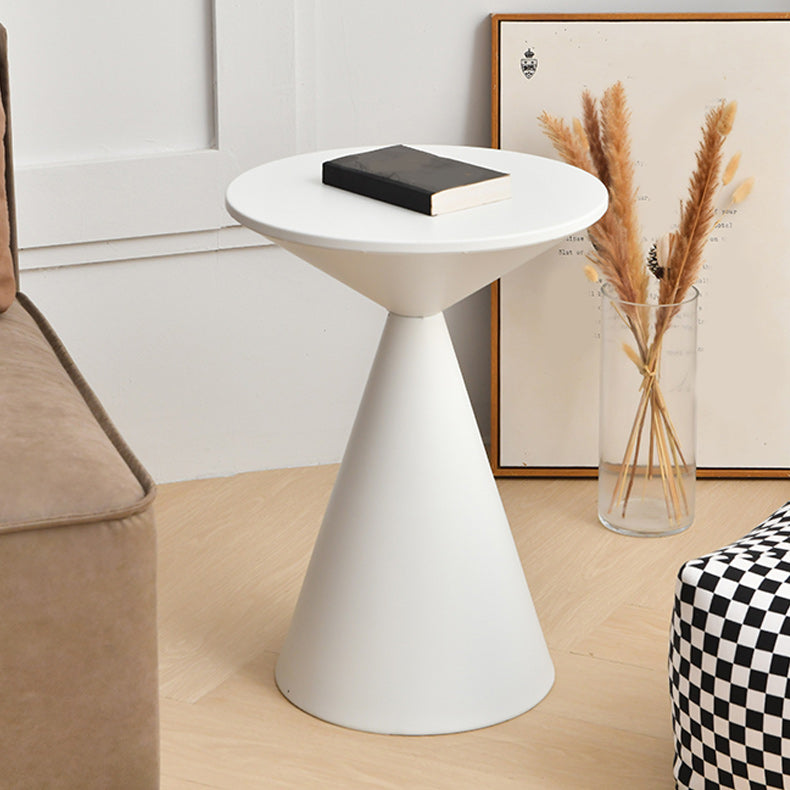 Mid-Century Modern Iron Coffee Table Pedestal Cocktail Table for Home