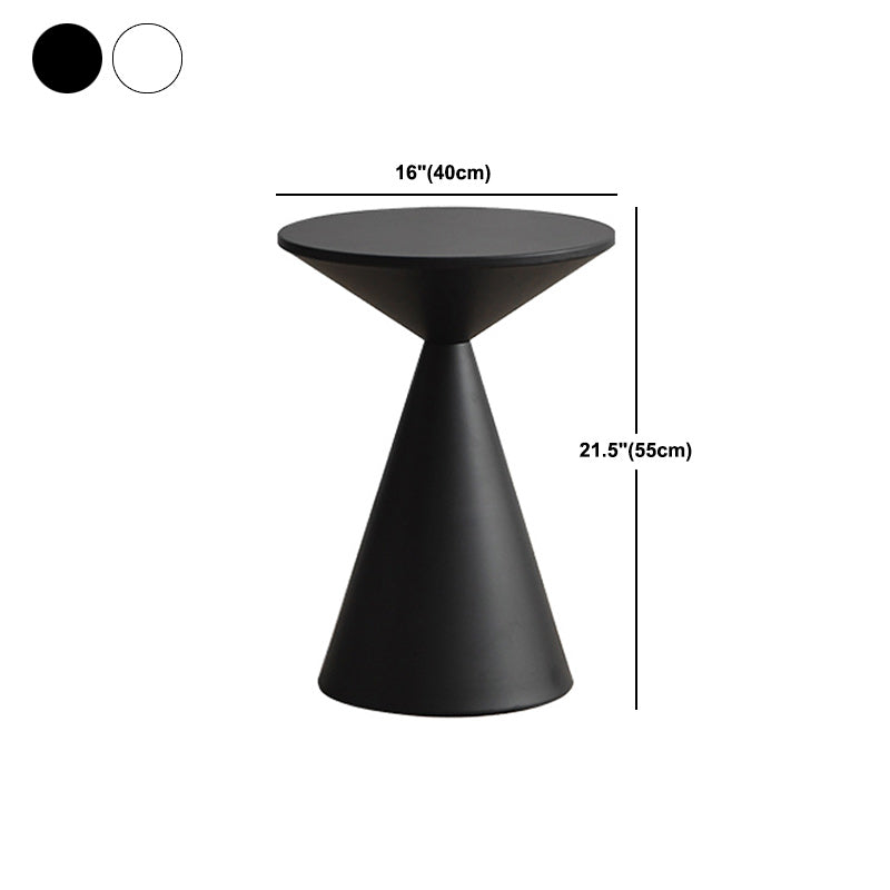 Mid-Century Modern Iron Coffee Table Pedestal Cocktail Table for Home