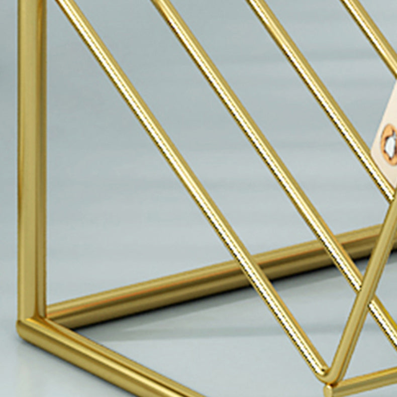 Modern Frame Coffee Table Glass Top Coffee Cocktail Table for Living Room