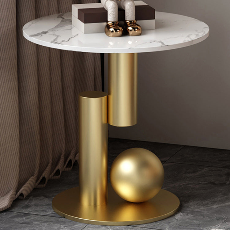 Glam Abstracts Coffee Cocktail Table Oval Cocktail Table for Home