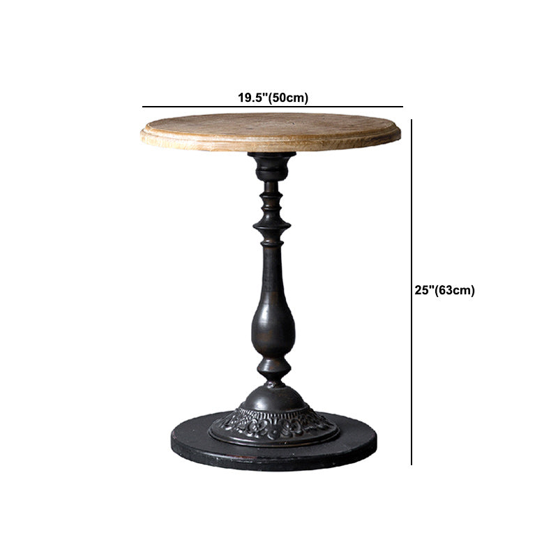 French Country Wooden Cocktail Table Distressed Coffee Cocktail Table for Home