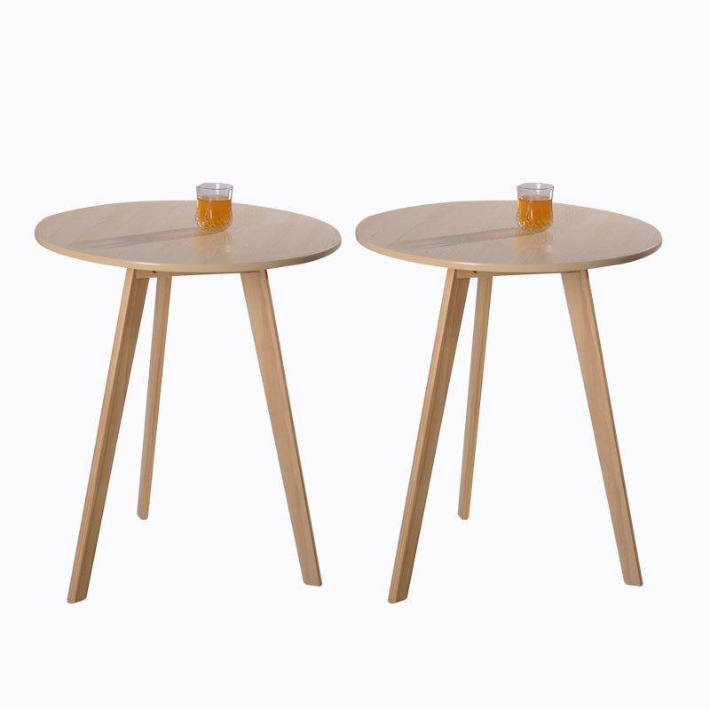 23.62 Inch Wide Scandinavian Sofa Side Accent Table 3 Legs Round Side End Table