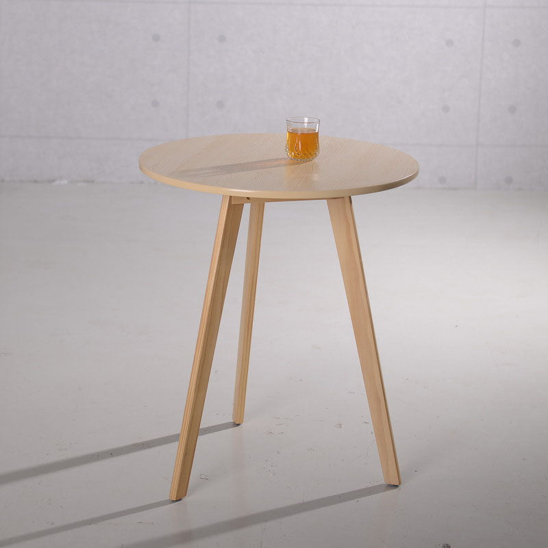 23.62 Inch Wide Scandinavian Sofa Side Accent Table 3 Legs Round Side End Table