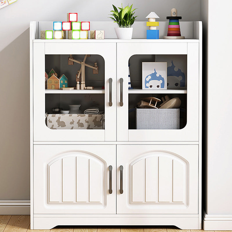 Modern Standard Accent Cabinet with Bar Pulls Doors Water Resistant Cabinet