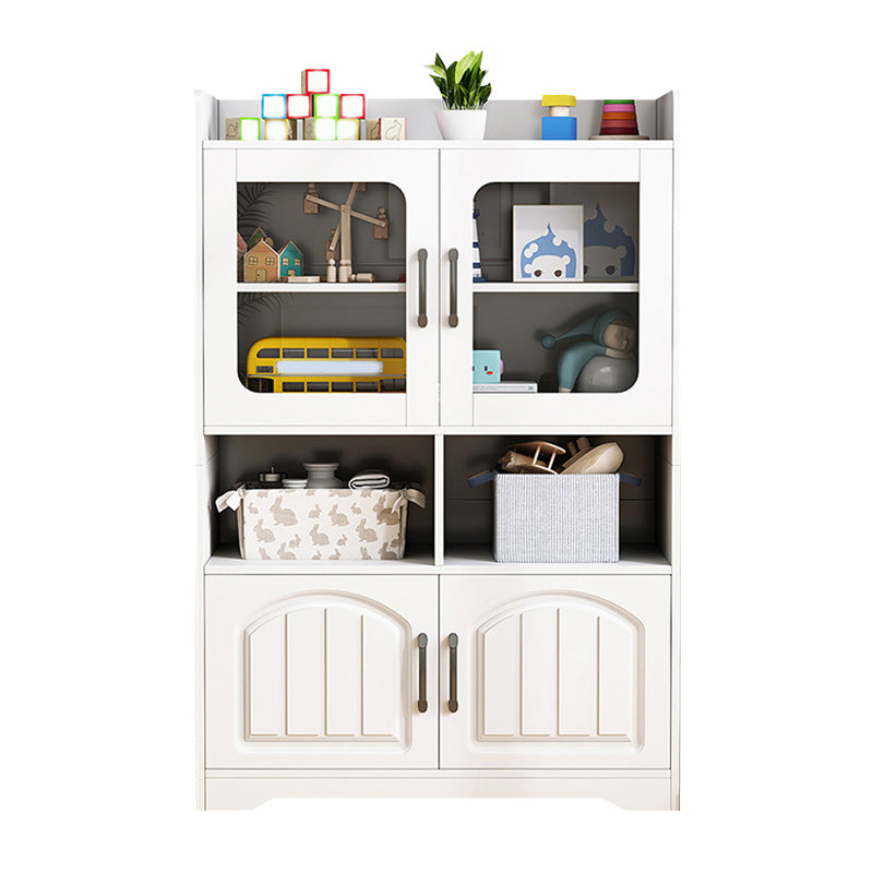 Modern Standard Accent Cabinet with Bar Pulls Doors Water Resistant Cabinet