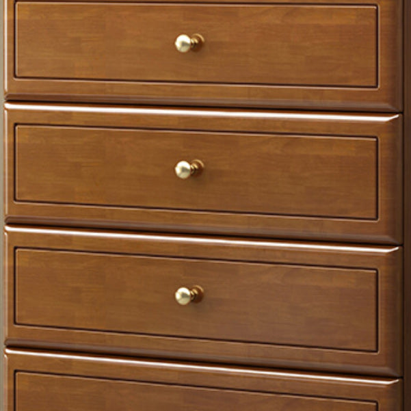 Modern Rectangle Accent Chest with Soft Close Drawers in Solid Wood
