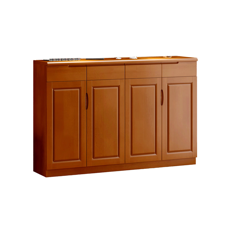 Single Modern Rectangle Side Cabinet Standard Wood Storage Cabinet