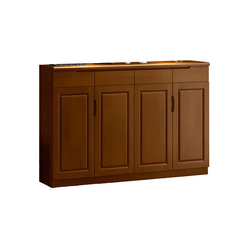 Single Modern Rectangle Side Cabinet Standard Wood Storage Cabinet