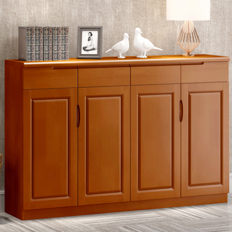 Single Modern Rectangle Side Cabinet Standard Wood Storage Cabinet