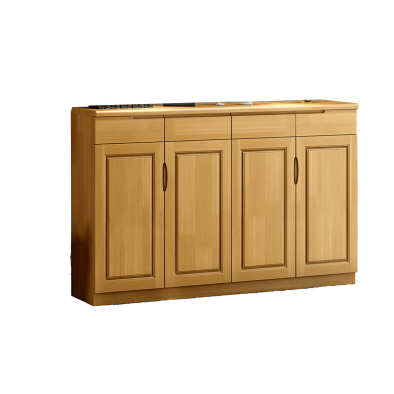 Single Modern Rectangle Side Cabinet Standard Wood Storage Cabinet