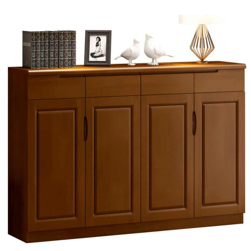 Single Modern Rectangle Side Cabinet Standard Wood Storage Cabinet