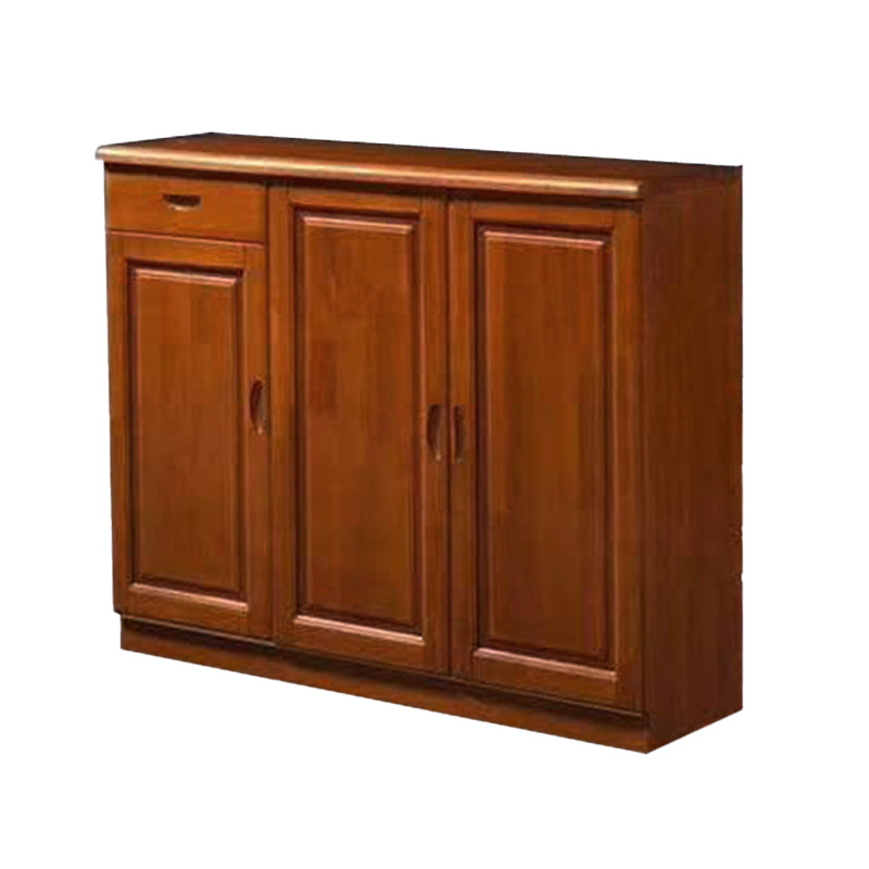 Single Modern Rectangle Side Cabinet Standard Wood Storage Cabinet