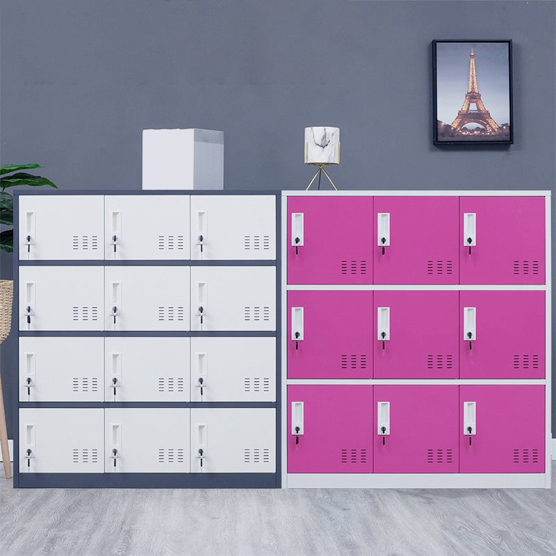 Steel Non-Hanging Storage Cabinet Modern Cabinet with Hinged Doors