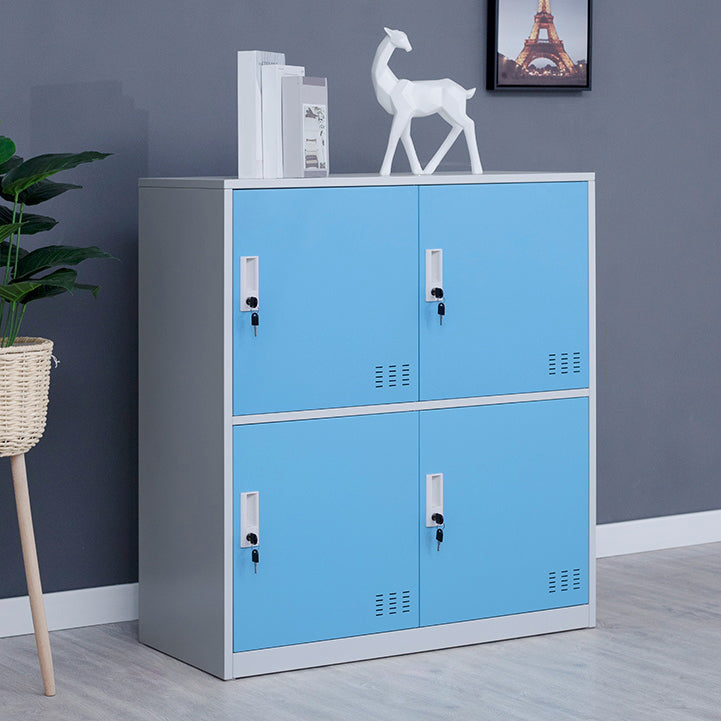 Steel Non-Hanging Storage Cabinet Modern Cabinet with Hinged Doors