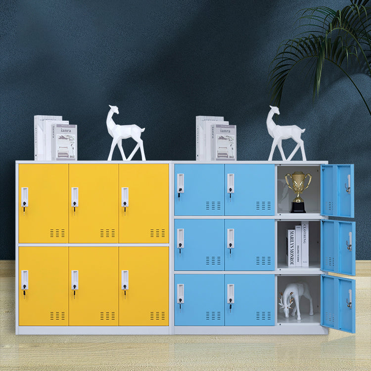 Steel Non-Hanging Storage Cabinet Modern Cabinet with Hinged Doors