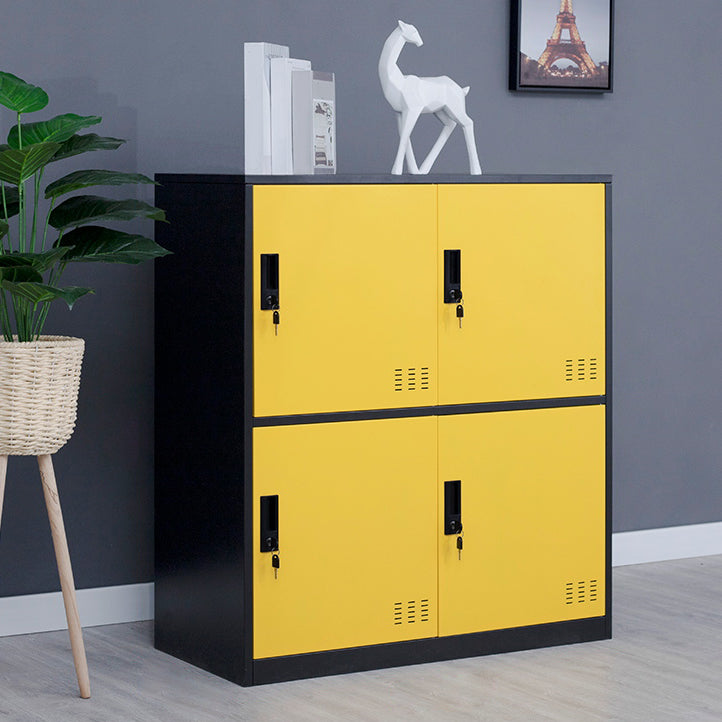 Steel Non-Hanging Storage Cabinet Modern Cabinet with Hinged Doors
