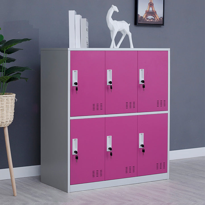 Steel Non-Hanging Storage Cabinet Modern Cabinet with Hinged Doors