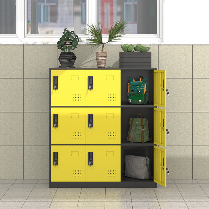 Steel Non-Hanging Storage Cabinet Modern Cabinet with Hinged Doors