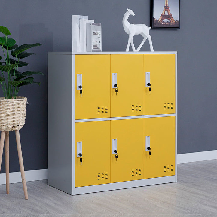 Steel Non-Hanging Storage Cabinet Modern Cabinet with Hinged Doors