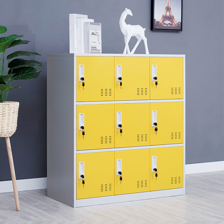 Steel Non-Hanging Storage Cabinet Modern Cabinet with Hinged Doors