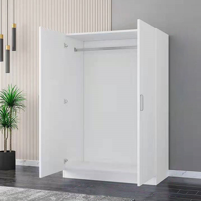 Engineered Wood Wardrobe Closet Modern Wardrobe Cabinet with Shelves