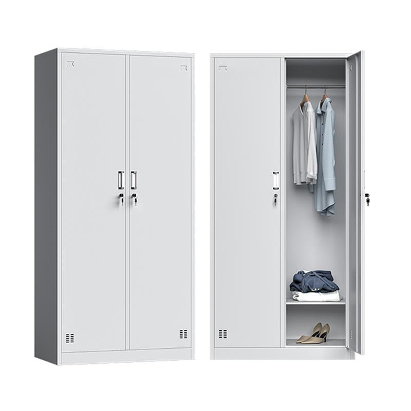 Contemporary Steel Wardrobe Closet Hinged Wardrobe Cabinet for Home